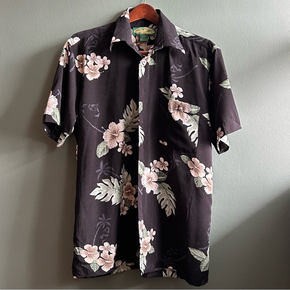 Tonny Barbados | Tropical Floral Men's Casual Hawaiian Shirt